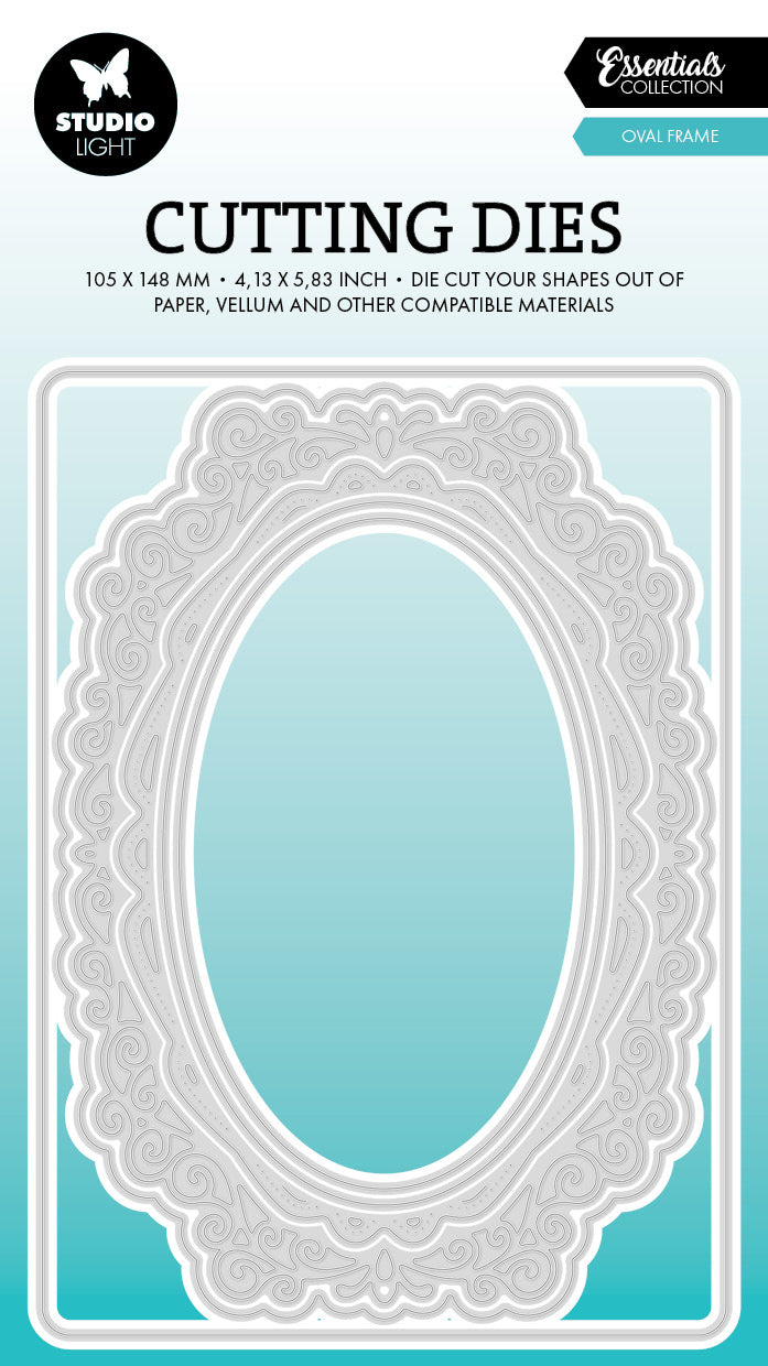 SL Cutting Die Oval Frame Essentials 6 Pieces