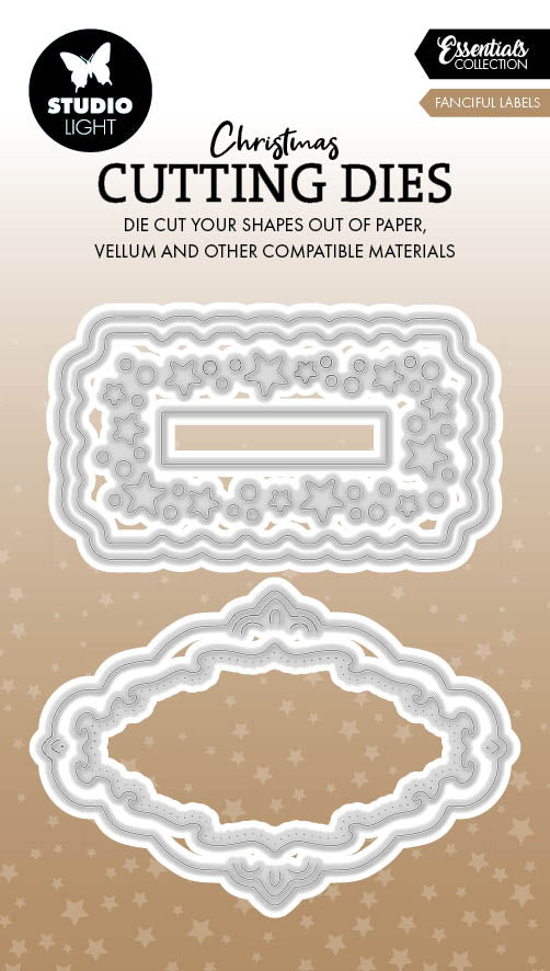 SL Cutting Die Fanciful Labels Essentials 6 Pieces