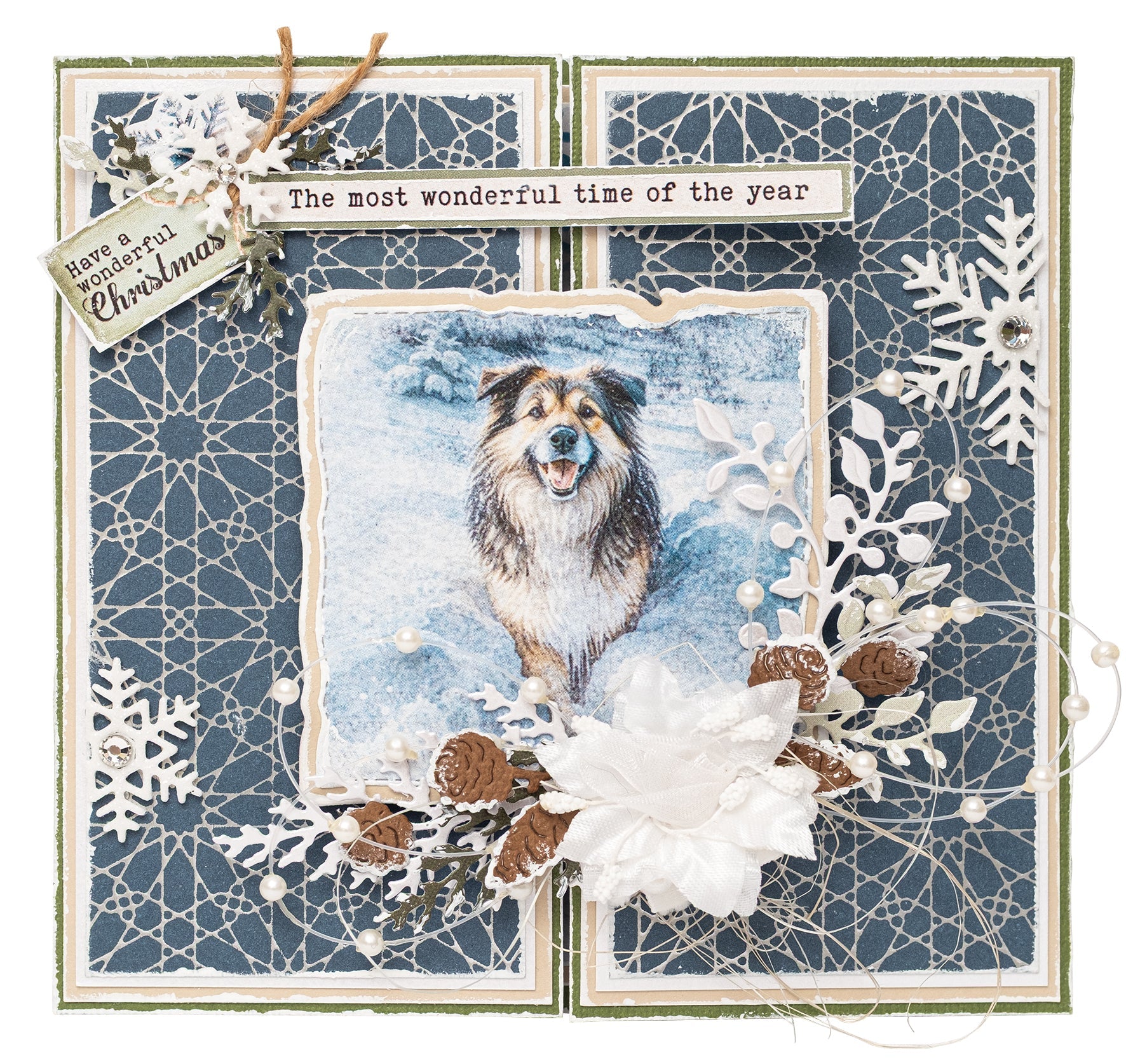 SL Die-Cut Paper Pad Winter Wonderland Essentials 20 Sheets