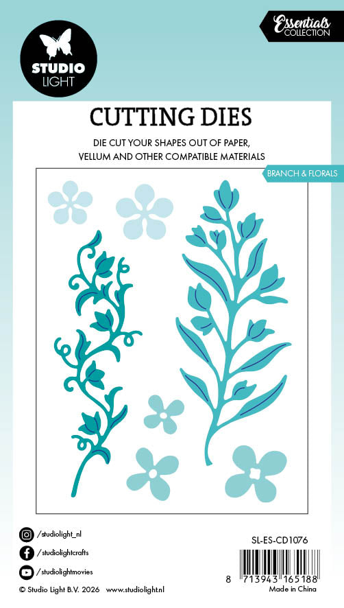 SL Cutting Die Branch & Florals Essentials 7 Pieces