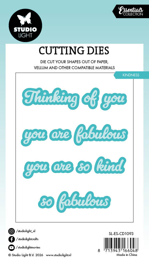 SL Cutting Die Kindness Essentials 14 Pieces