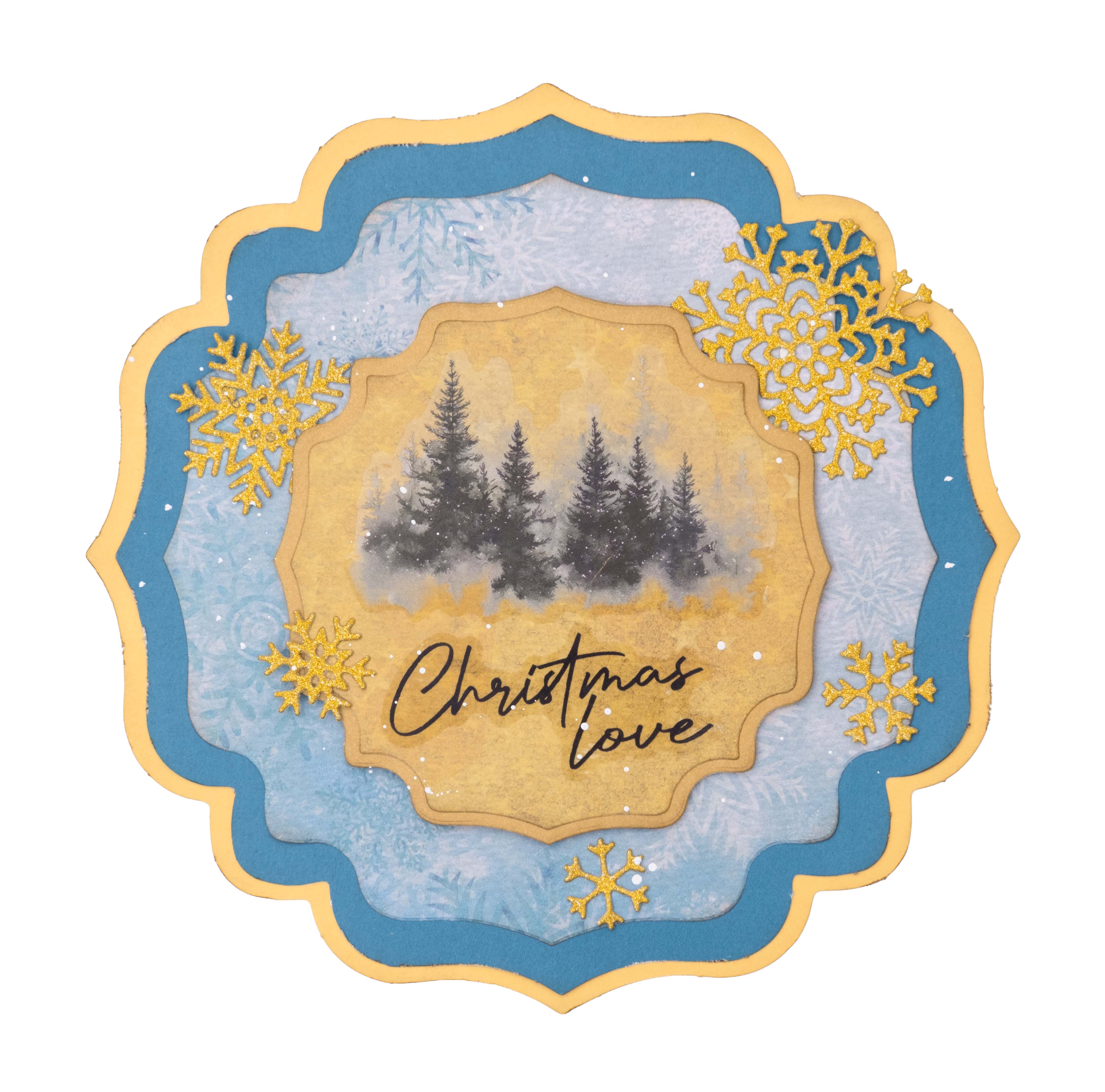 SL Cutting Dies Trees And Snow Christmas Forest 10 Pieces