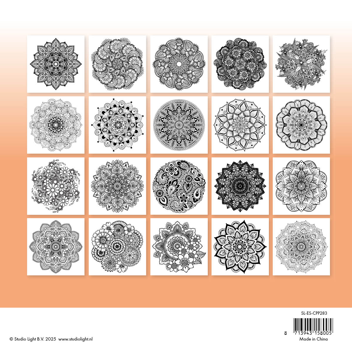 SL Coloring Pages Mandala Essentials 20 Sheets
