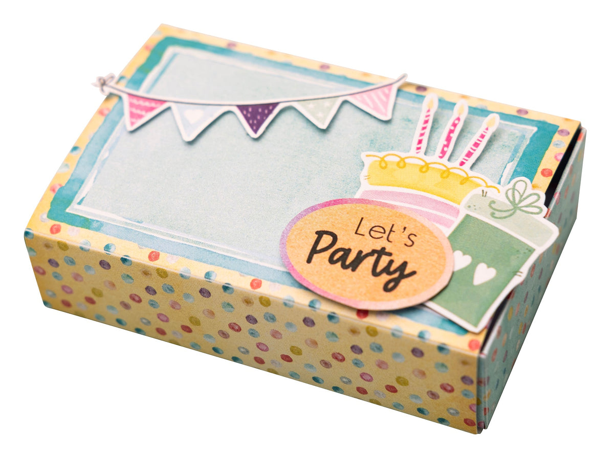SL DIY Giftboxes Hip Hip Hooray Paper Pad Essentials 12 SH