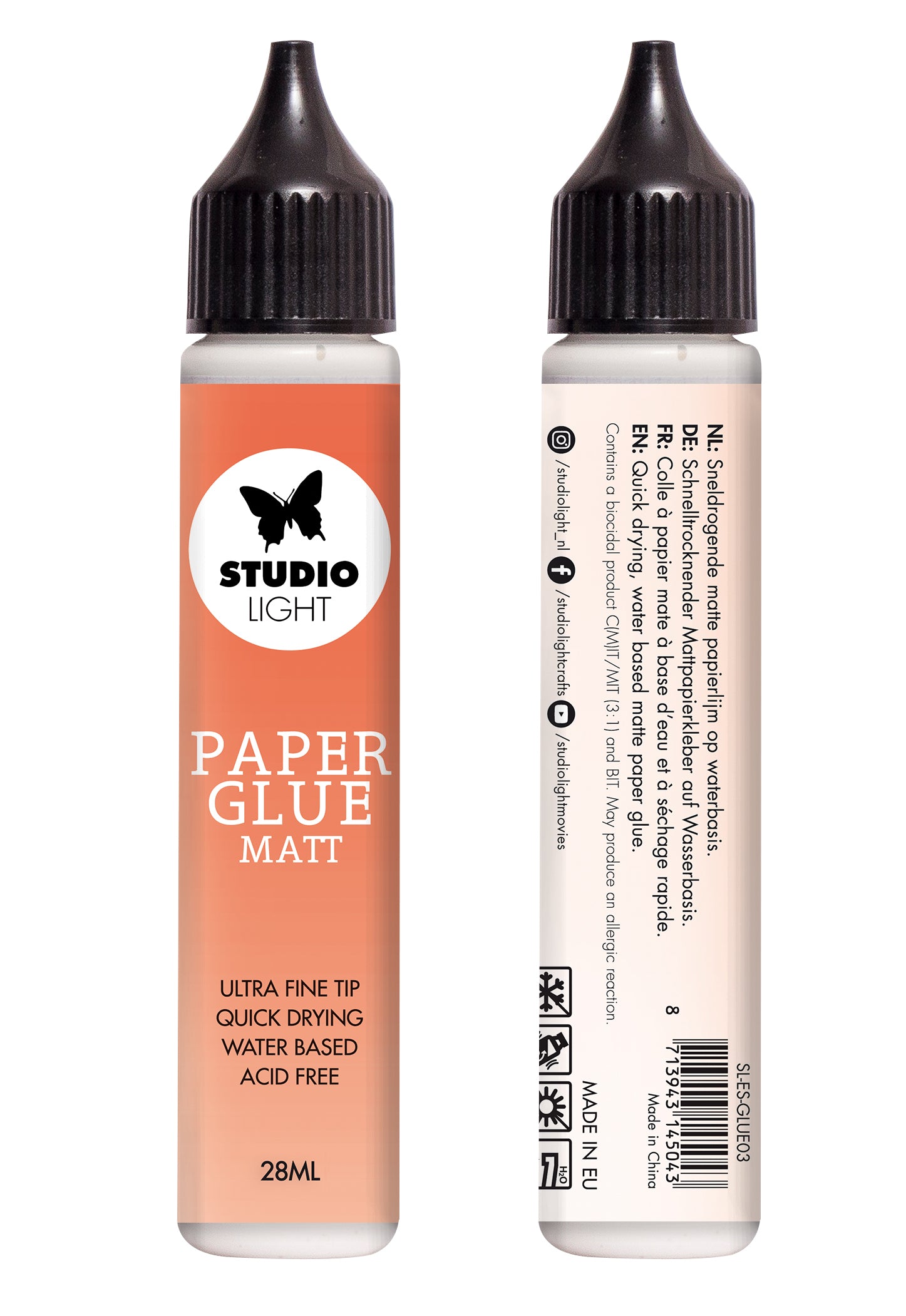 Nr. 03 Essentials Matte Paper Glue 28ml - Studio Light