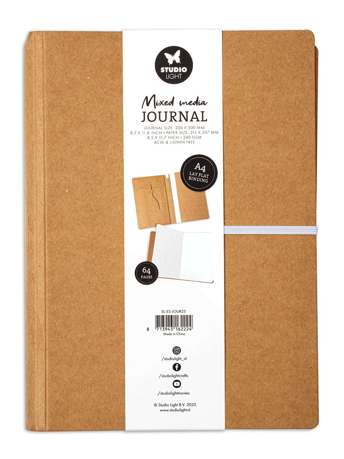 SL Mixed Media Journal A4 Size Essentials 64 Pages