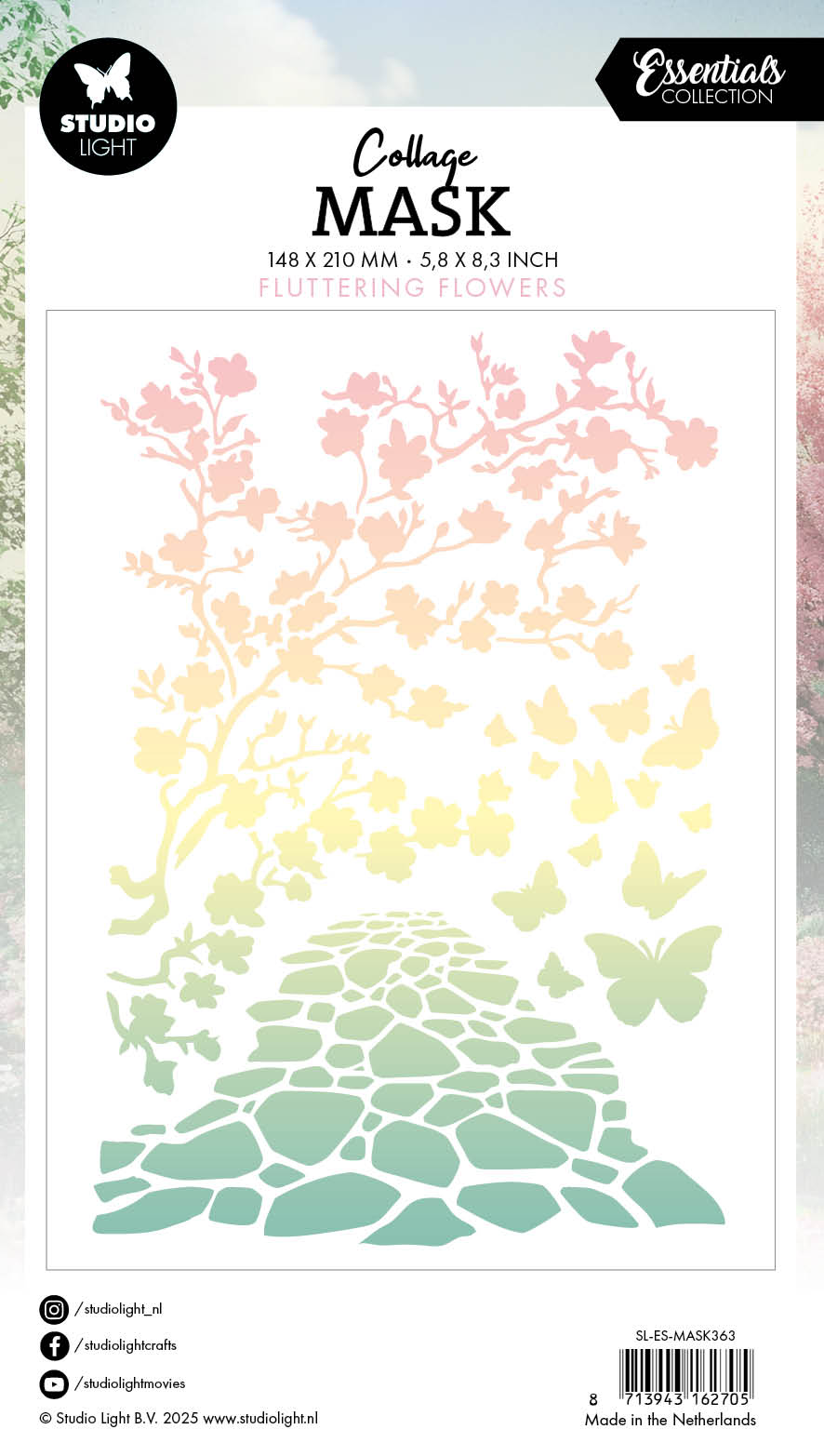 SL Mask Fluttering Flowers Essentials 1 Pieces