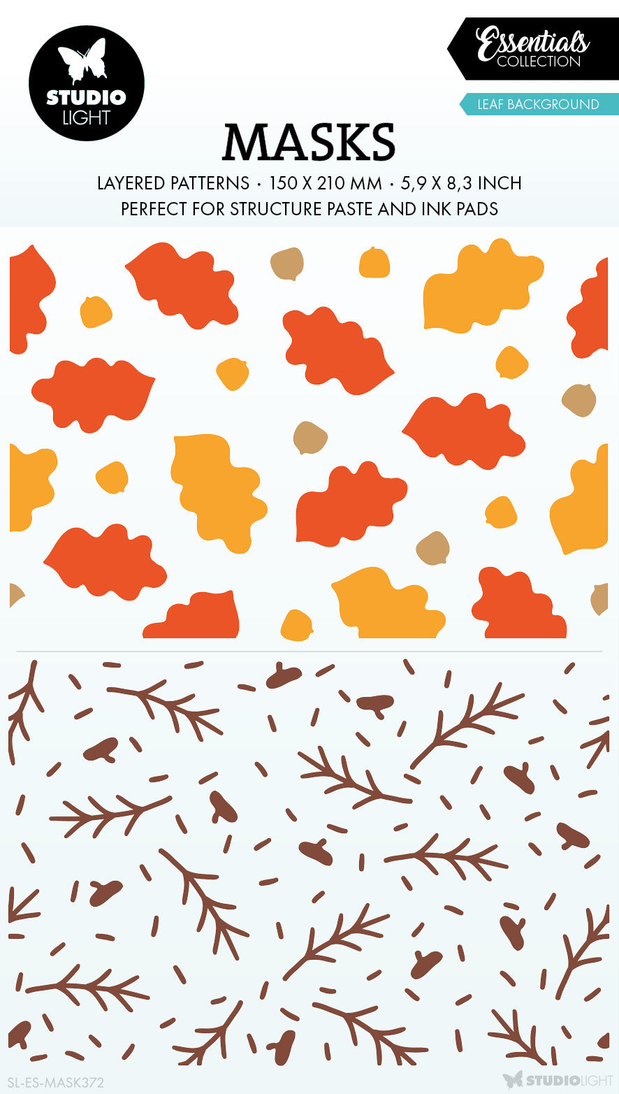 SL Mask Leaf Background Essentials 1 Piece
