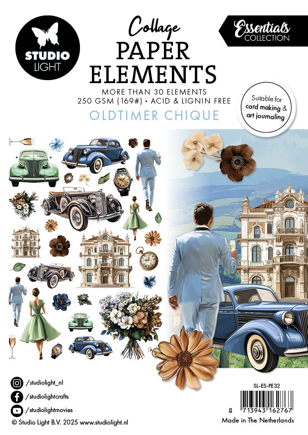 SL Paper Elements Oldtimer Chique Essentials 34 Pieces