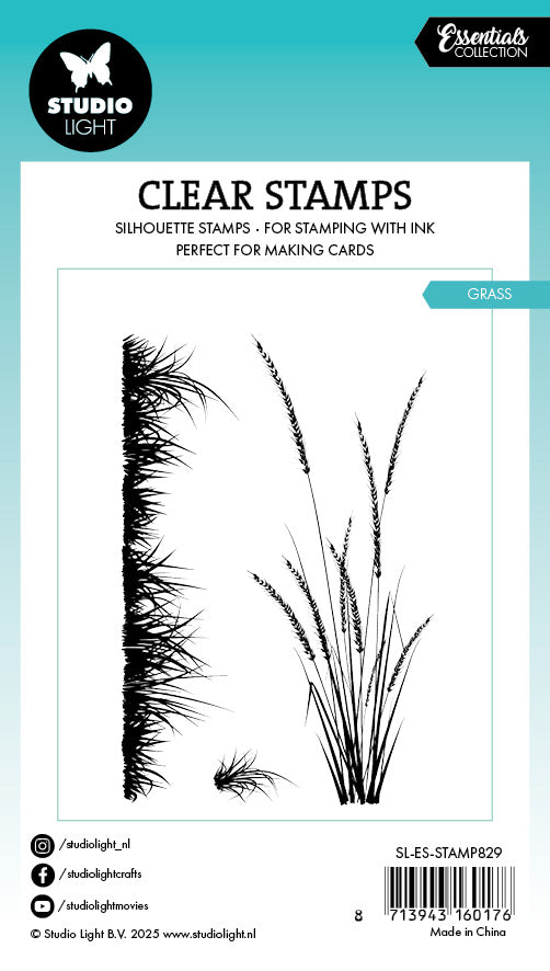 SL Clear Stamp Grass Essentials 3 Pieces
