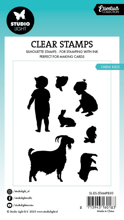 SL Clear Stamp Farm Kids Essentials 7 Pieces