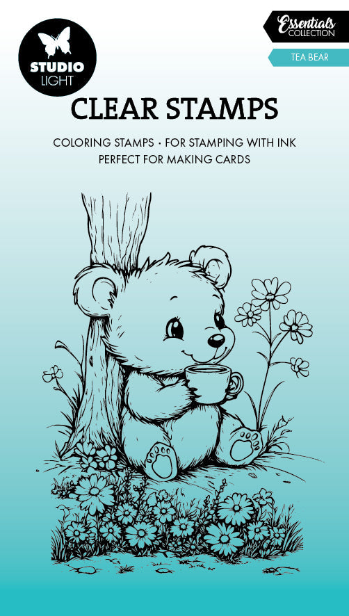 SL Clear Stamp Tea Bear Essentials 1 Pieces