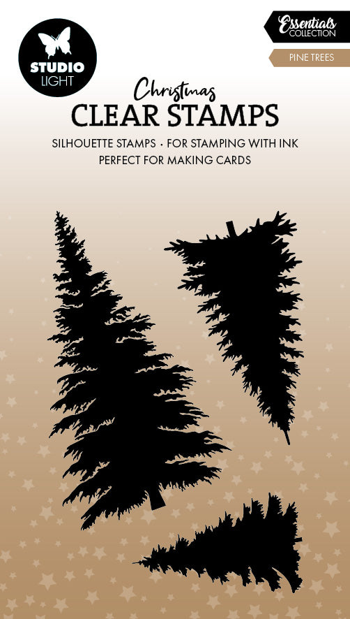 SL Clear Stamp Pine Trees Essentials 1 Piece