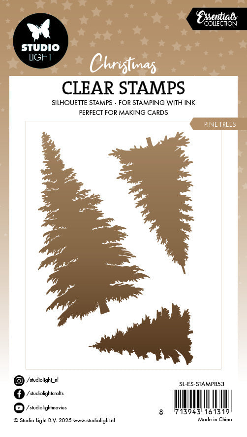 SL Clear Stamp Pine Trees Essentials 1 Piece