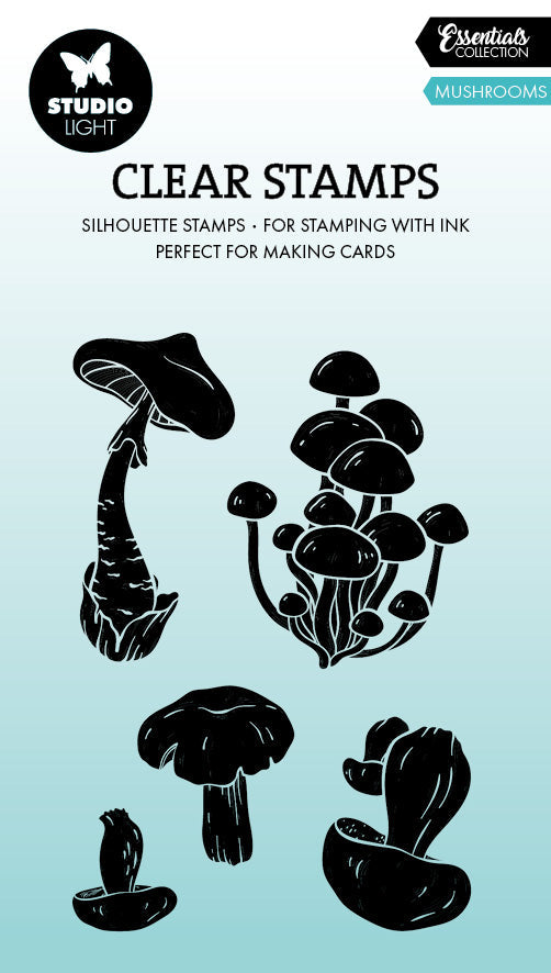 SL Clear Stamp Mushrooms Essentials 5 Pieces