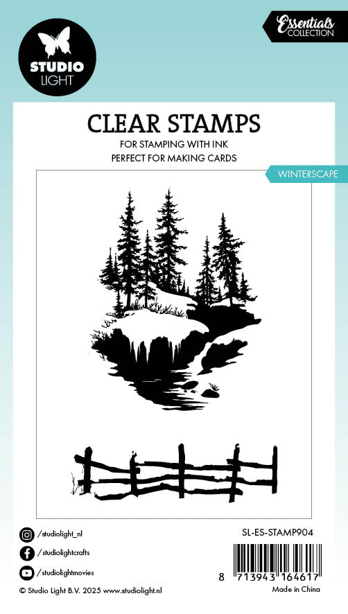 SL Clear Stamp Winterscape Essentials 57x86x3mm 2 Pieces