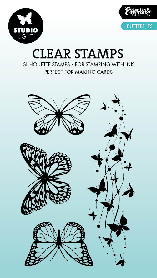 SL Clear Stamp Butterflies Essentials 4 Pieces