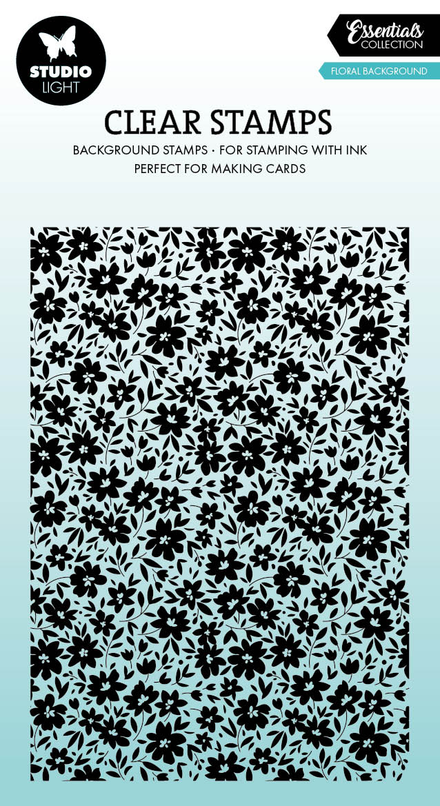 SL Clear Stamp Flower Background Essentials 1 Piece