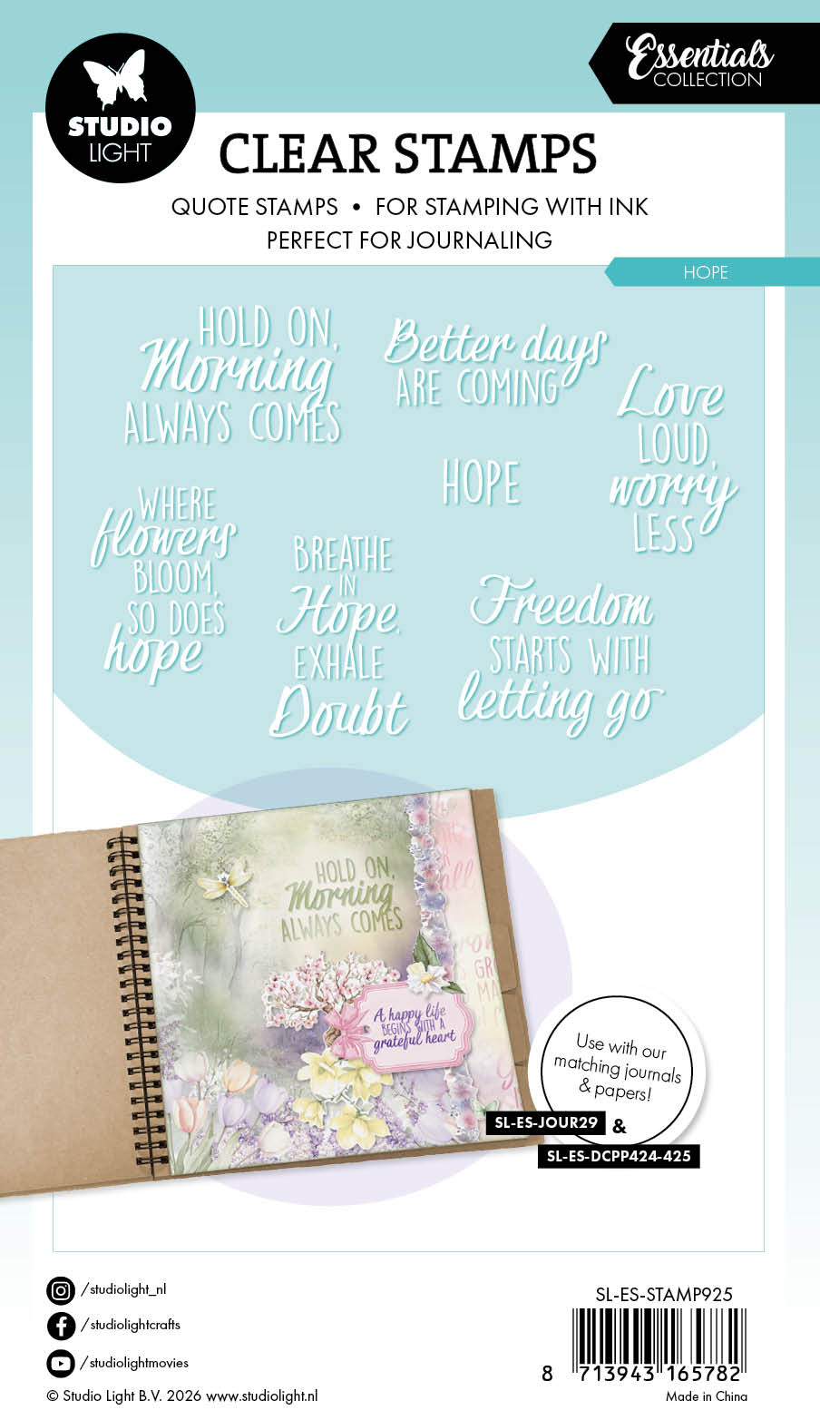 SL Clear Stamp Quotes - Hope Essentials 7 Pieces