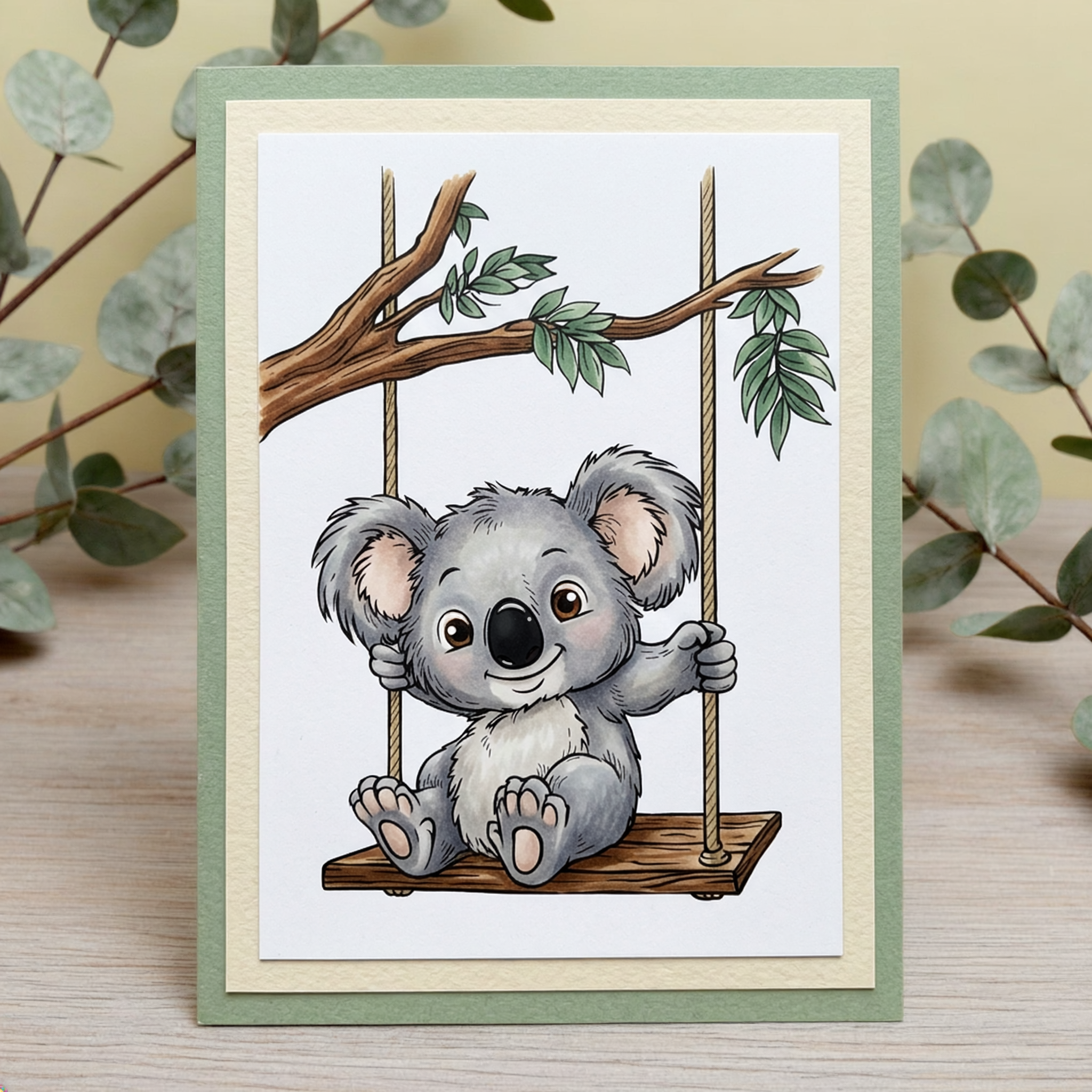 SL Clear Stamps Swinging By - Koala Essentials 1 Piece
