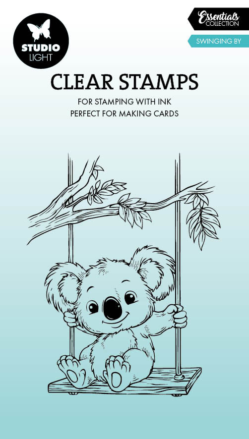 SL Clear Stamps Swinging By - Koala Essentials 1 Piece