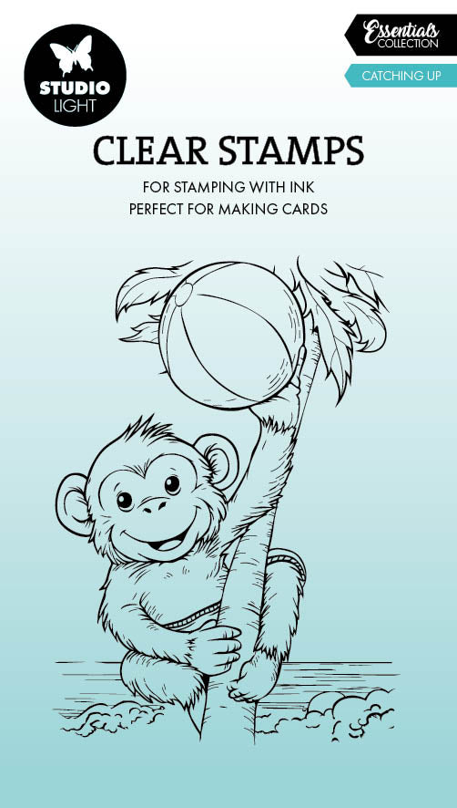 SL Clear Stamps Catching Up - Monkey Essentials 1 Piece