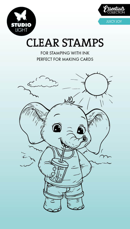 SL Clear Stamps Juicy Joy - Elephant Essentials 1 Piece