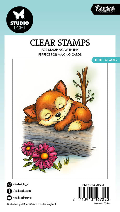 SL Clear Stamps Little Dreamer - Fox Essentials 1 Piece