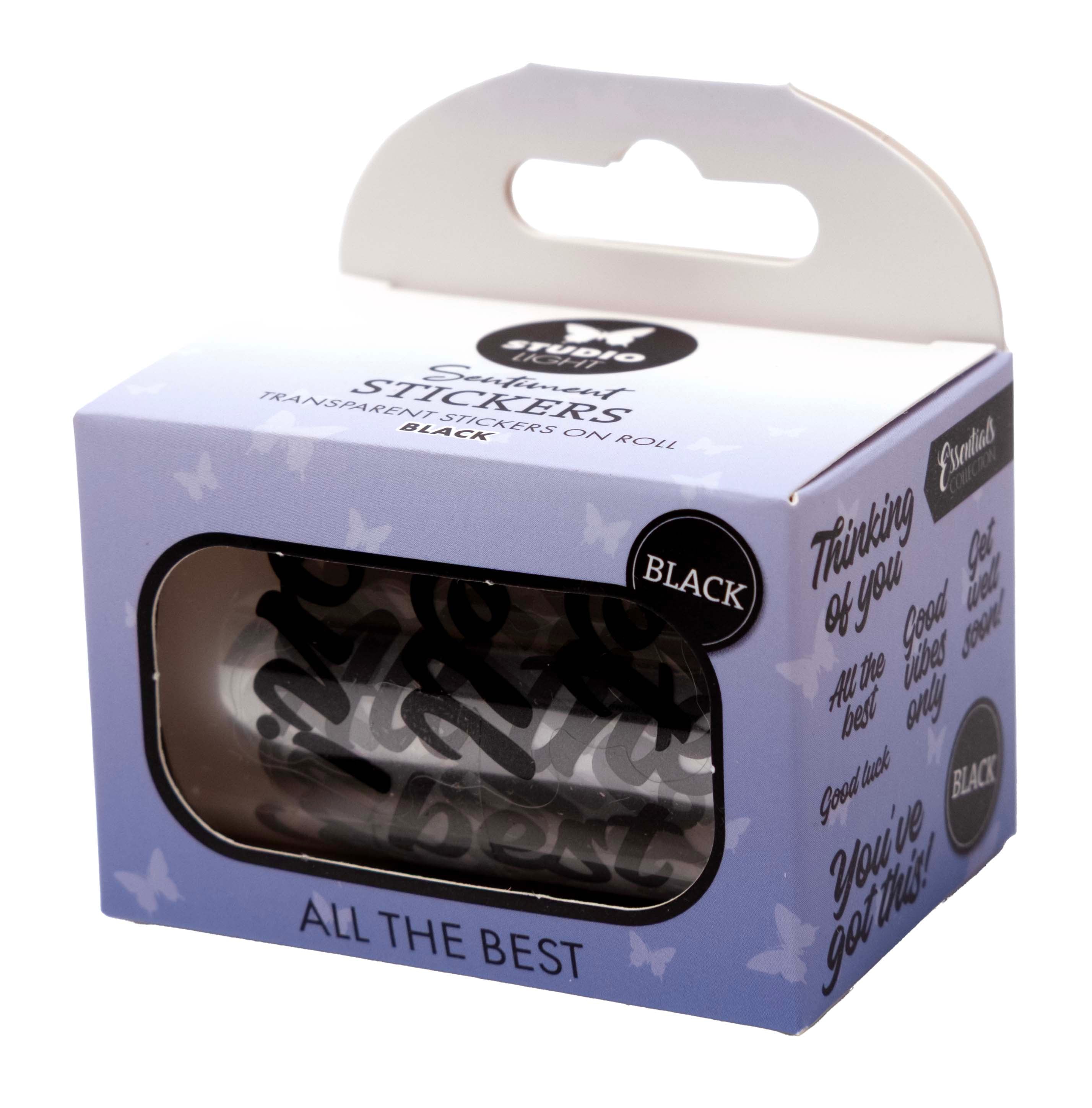 SL Clear Stickers Black - All The Best Essentials 5 Meter