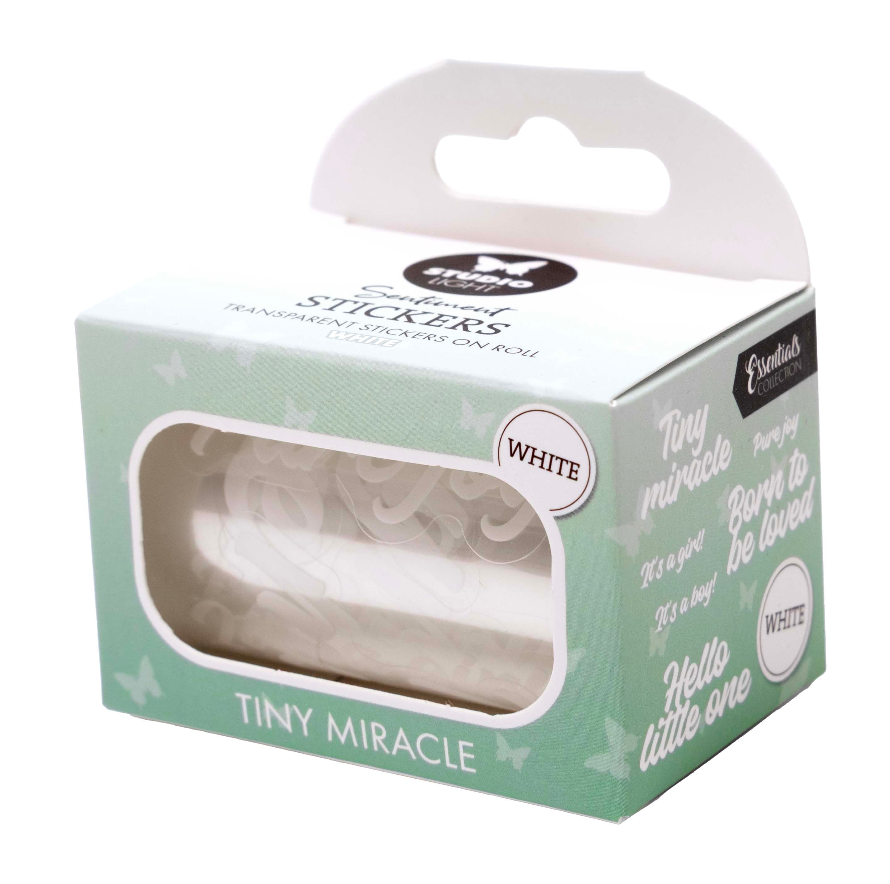 SL Clear Stickers White - Tiny Miracle Essentials 5 Meter