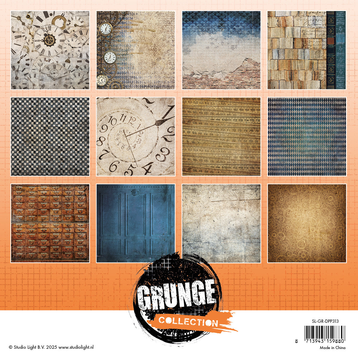 SL Design Paper Pad Background Grunge Collection 36 SH