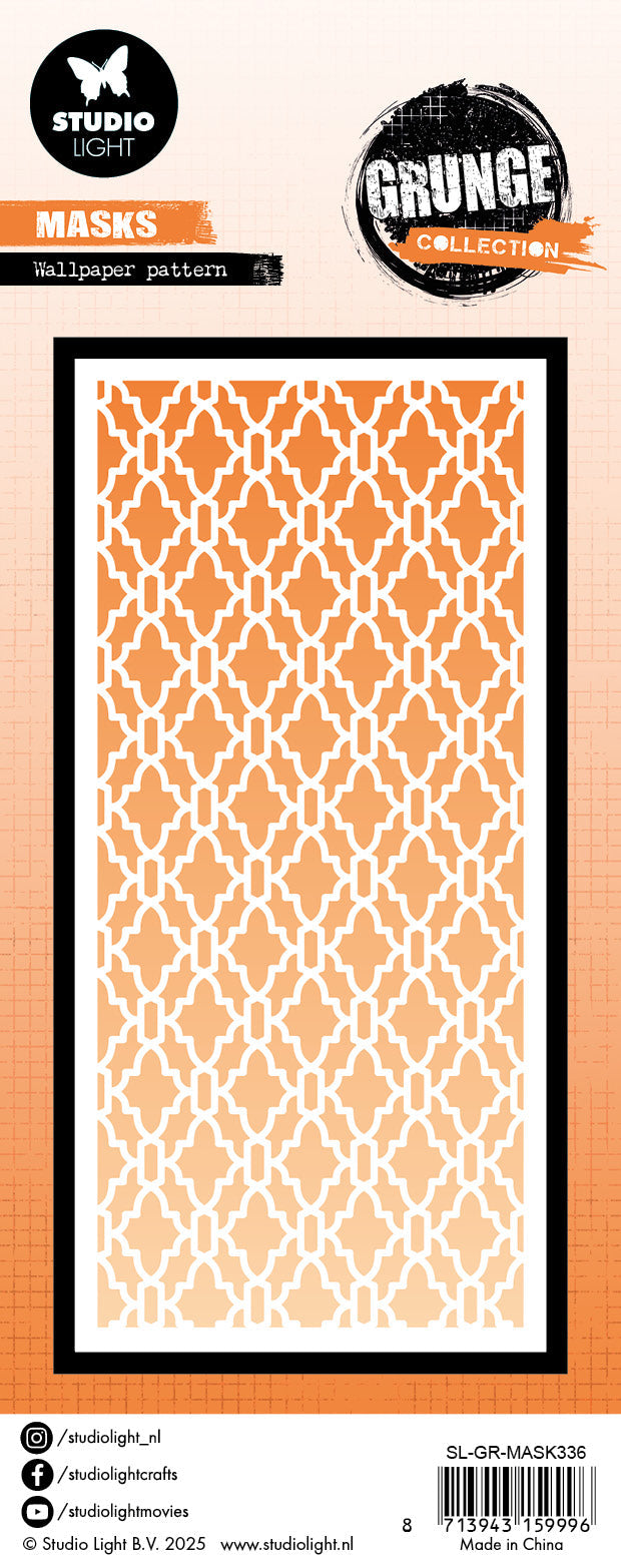 SL Mask Wallpaper Pattern Grunge Collection 1 PC