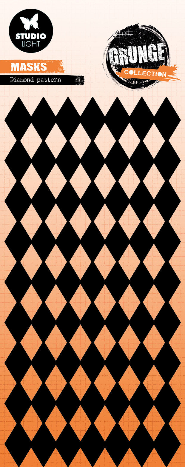 SL Mask Diamond Pattern Grunge Collection 1 PC