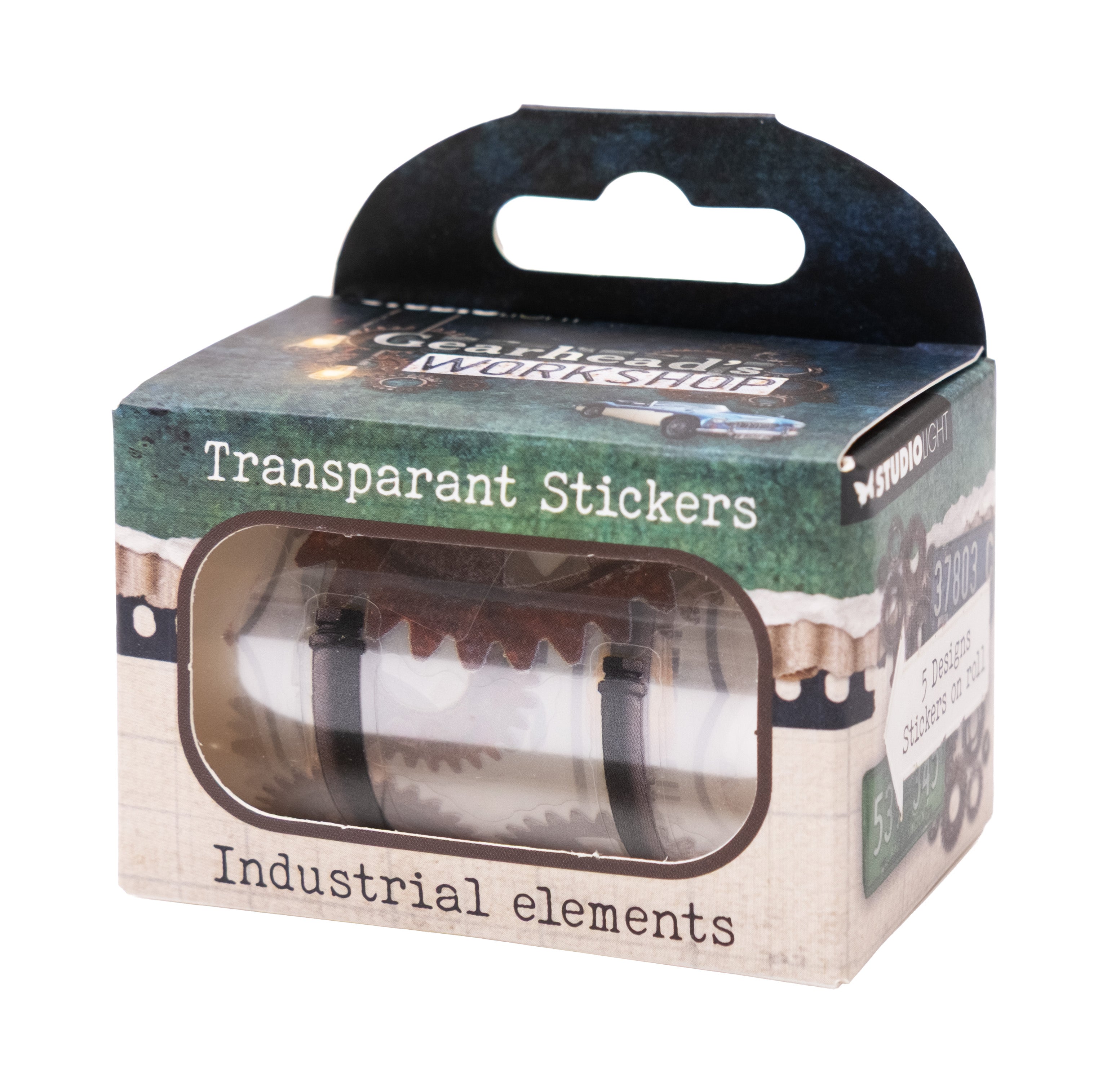 SL Clear Stickers Industrial Elements Gearhead's Workshop 5 Meter