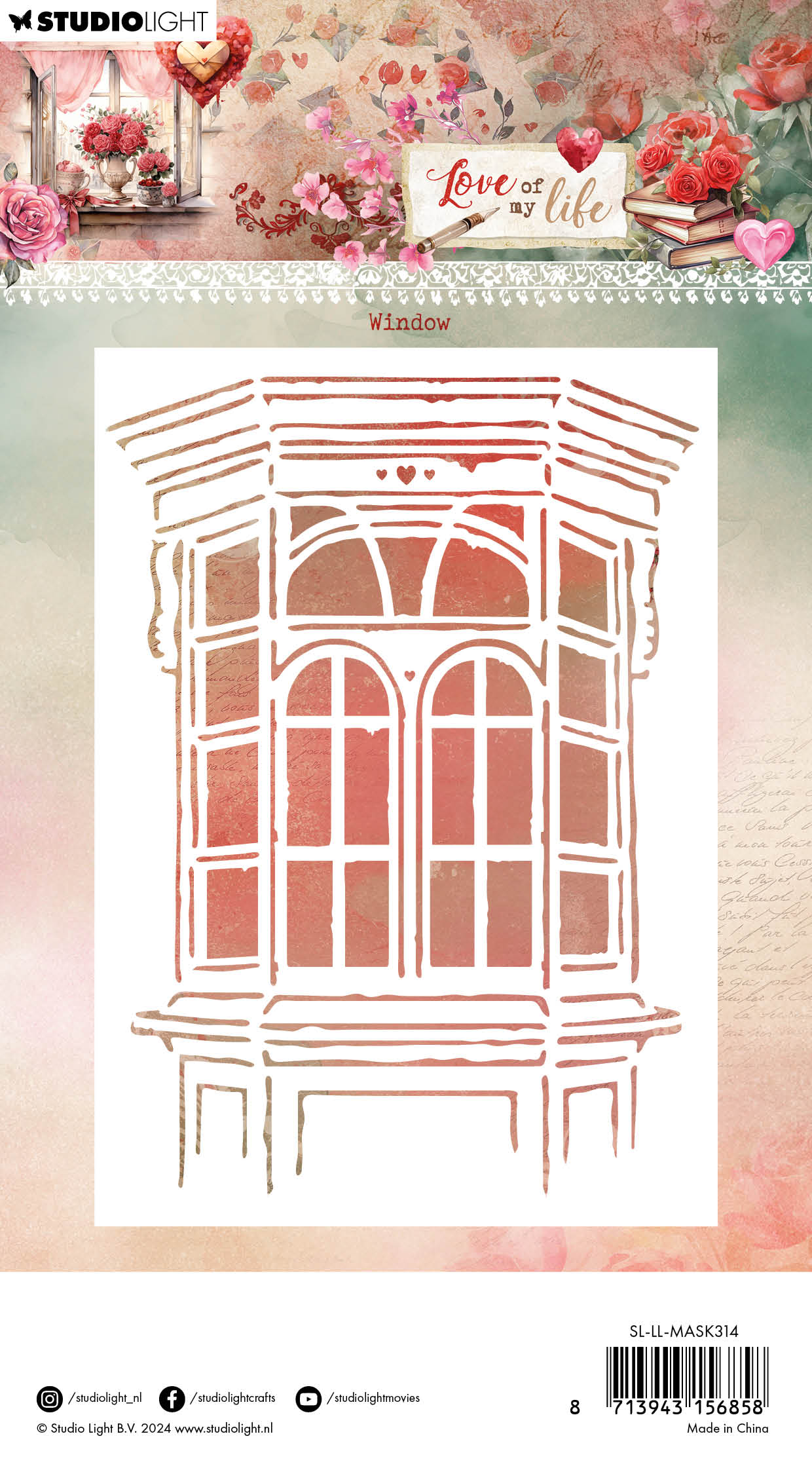 SL Mask Window Love Of My Life 1 PC