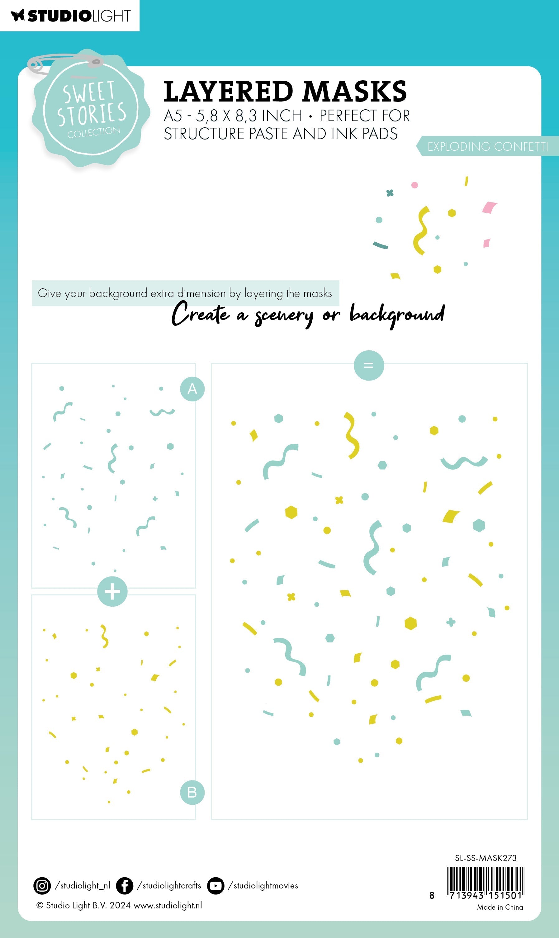 SL Mask Exploding Confetti Sweet Stories 1 SH