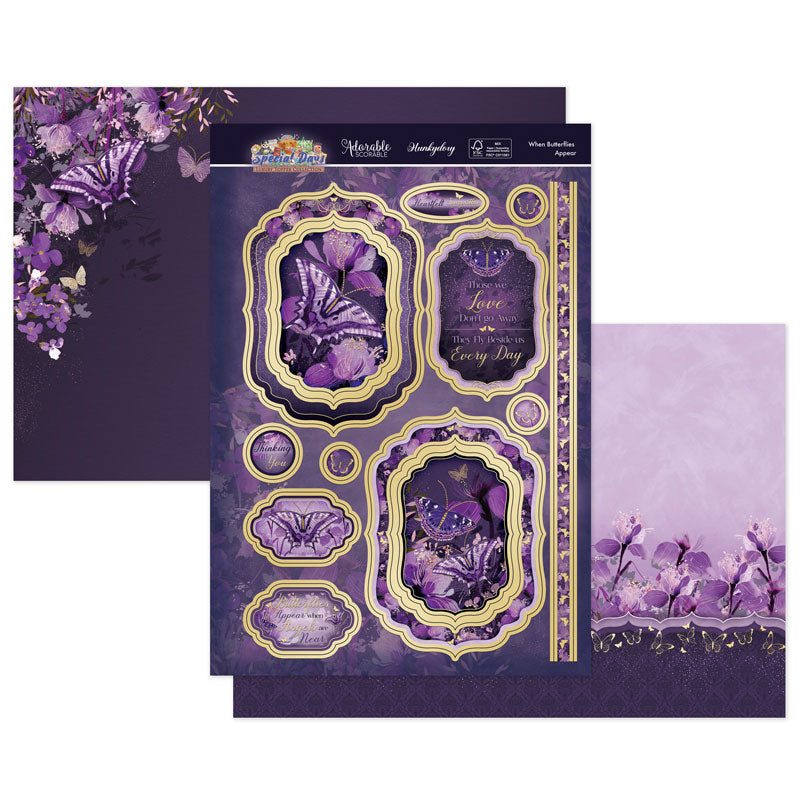 When Butterflies Appear Luxury Topper Set
