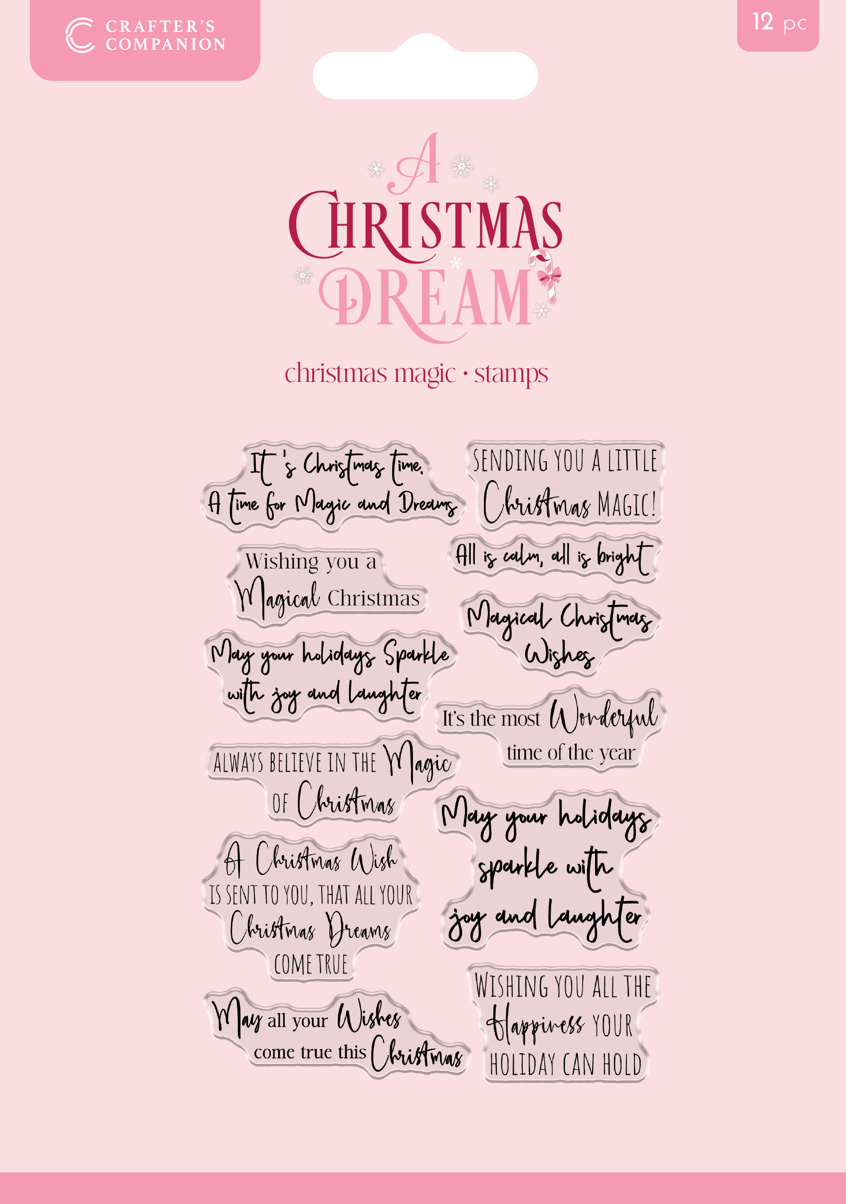 Sara Signature A Christmas Dream Clear Acrylic Stamps - Christmas Magic