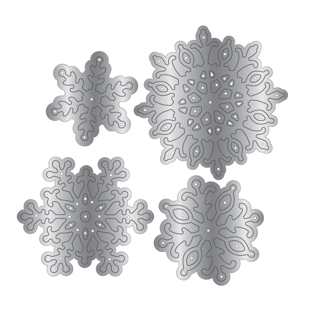 Sara Signature A Christmas Dream Metal Die - Winter Snowflakes