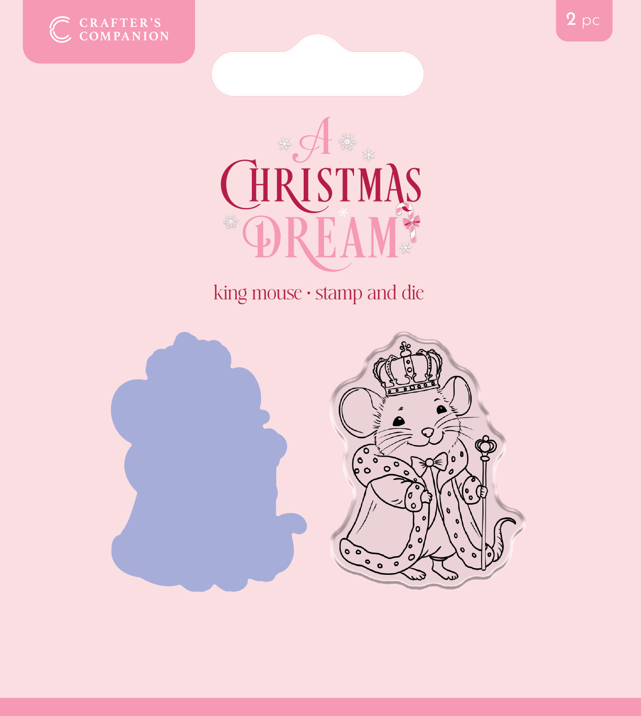 Sara Signature A Christmas Dream Stamp and Die - King Mouse