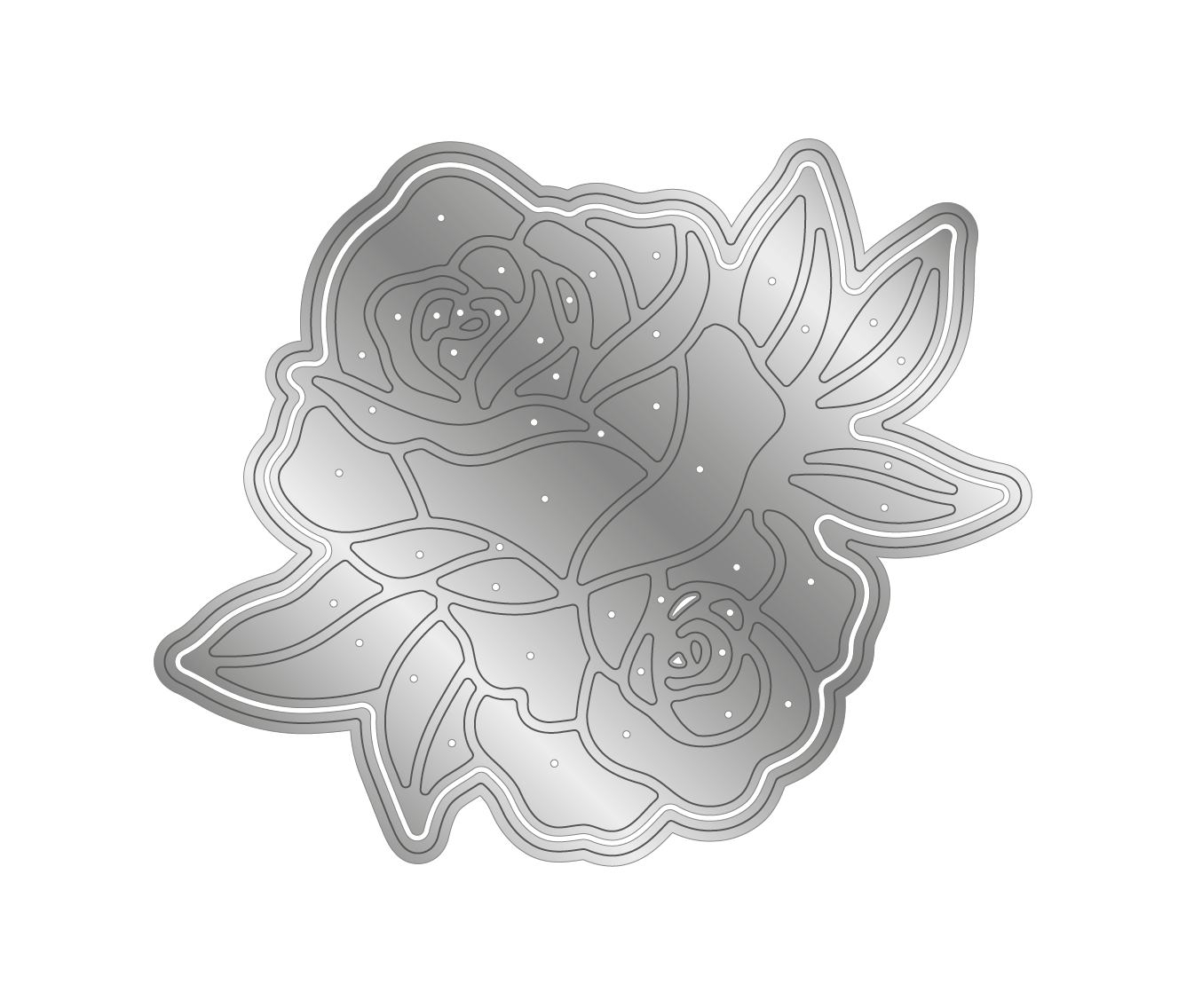 Sara Signature Thorn & Bloom Metal Die - Statement Rose