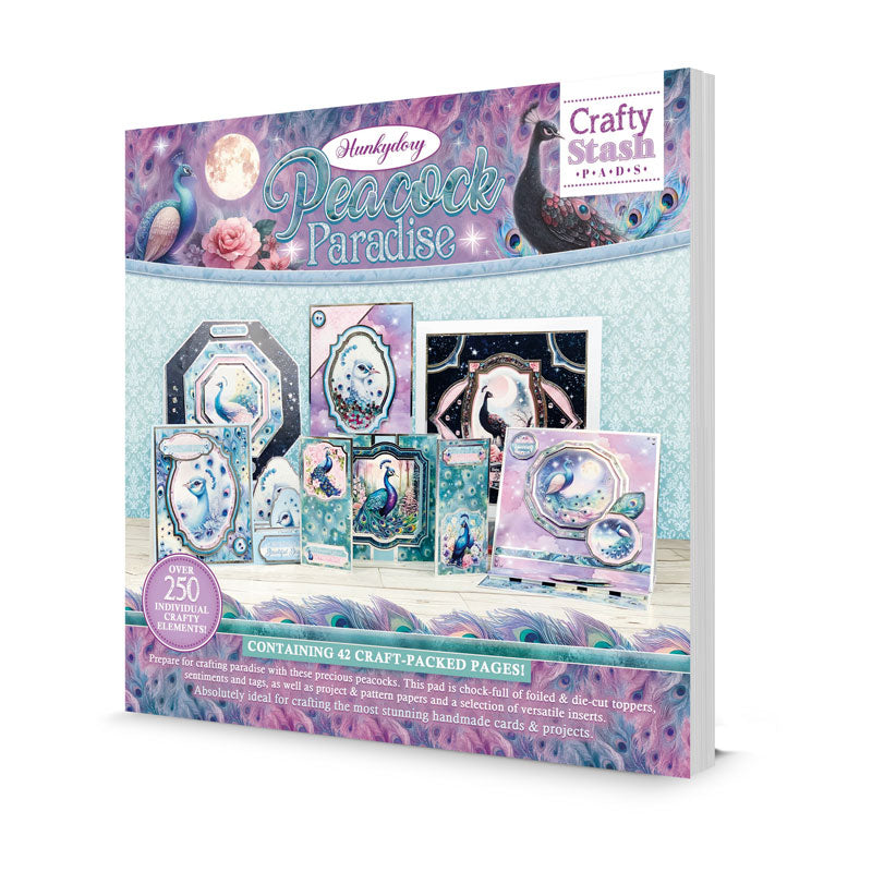 Crafty Stash Pads - Peacock Paradise