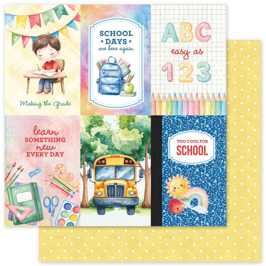 School Days 6x6 Paper Collection 36469