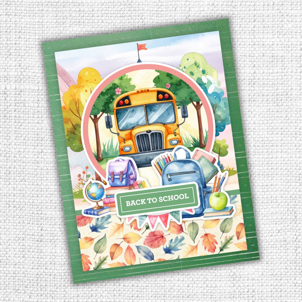 School Days 6x8" Tags & Tickets Embossed Die Cuts 36526