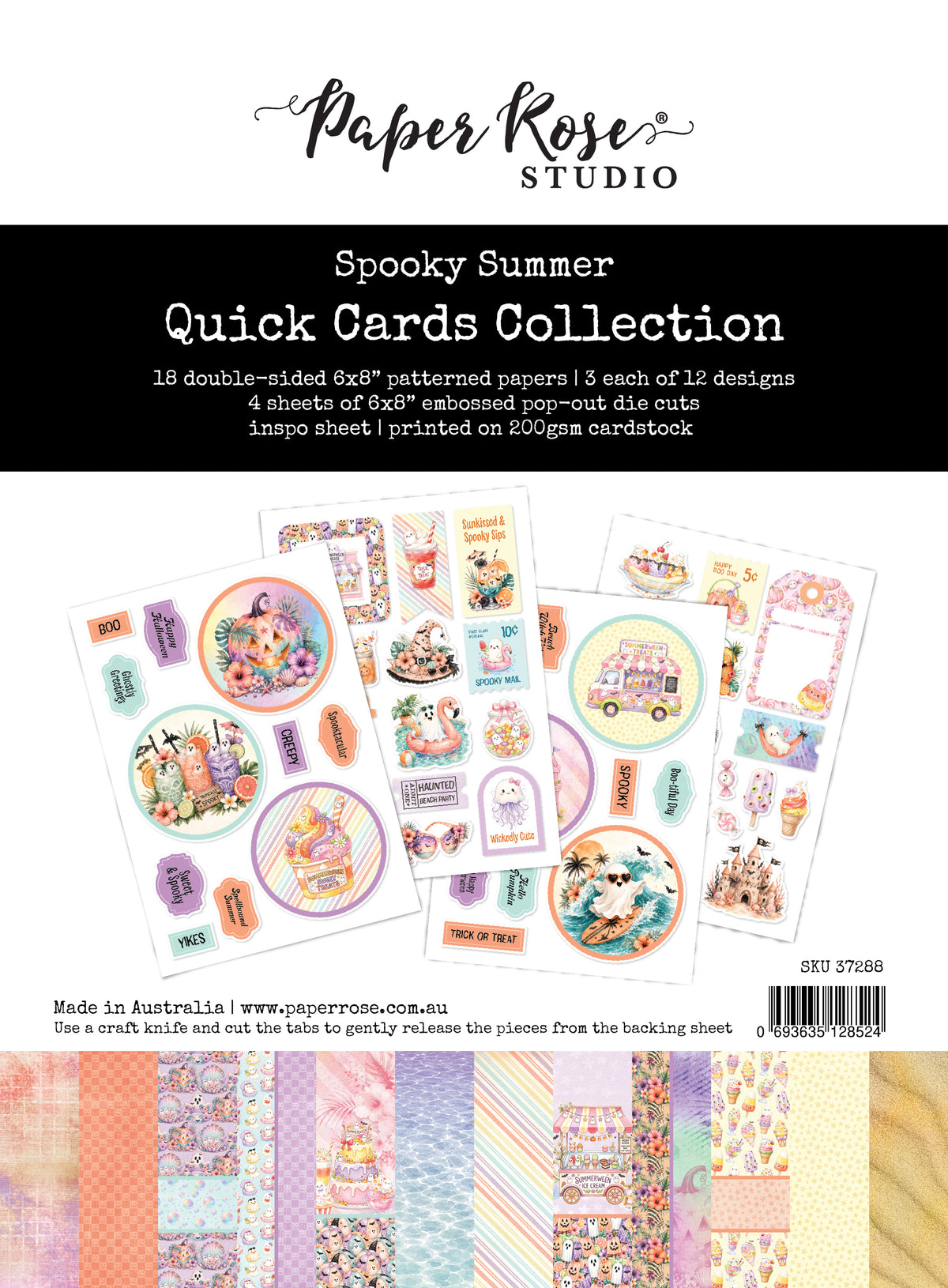 Spooky Summer 6x8" Quick Cards Kit 37288