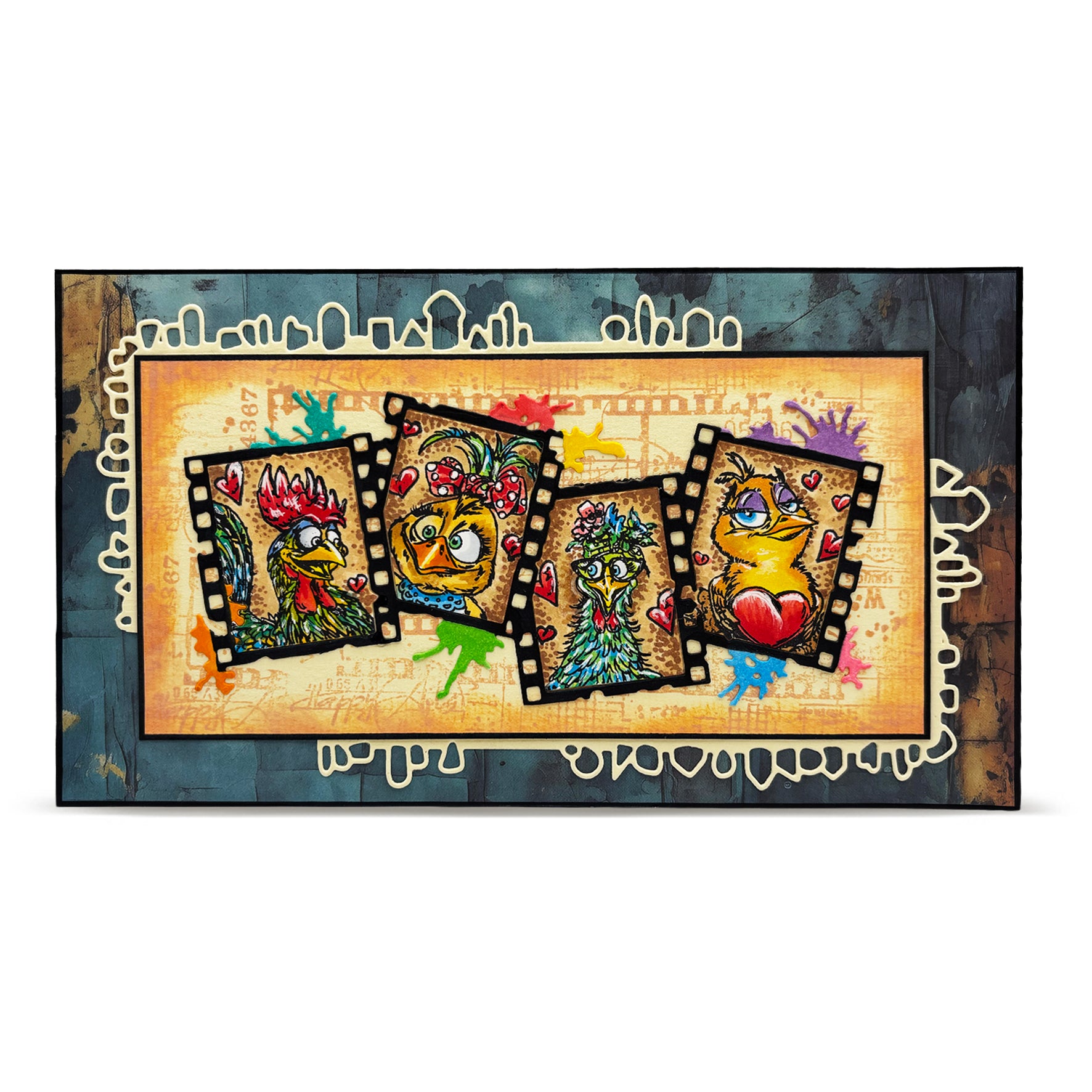 AALL and Create - A6 Stamp Sets - Splatter Film
