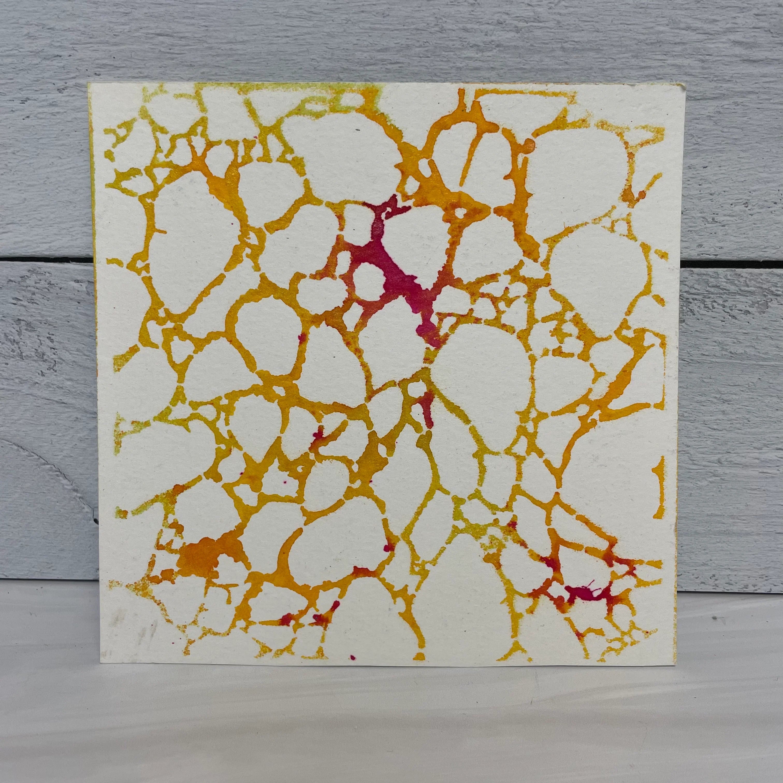 The Crafters Workshop 6x6 Stencil Organic Matter Stencil