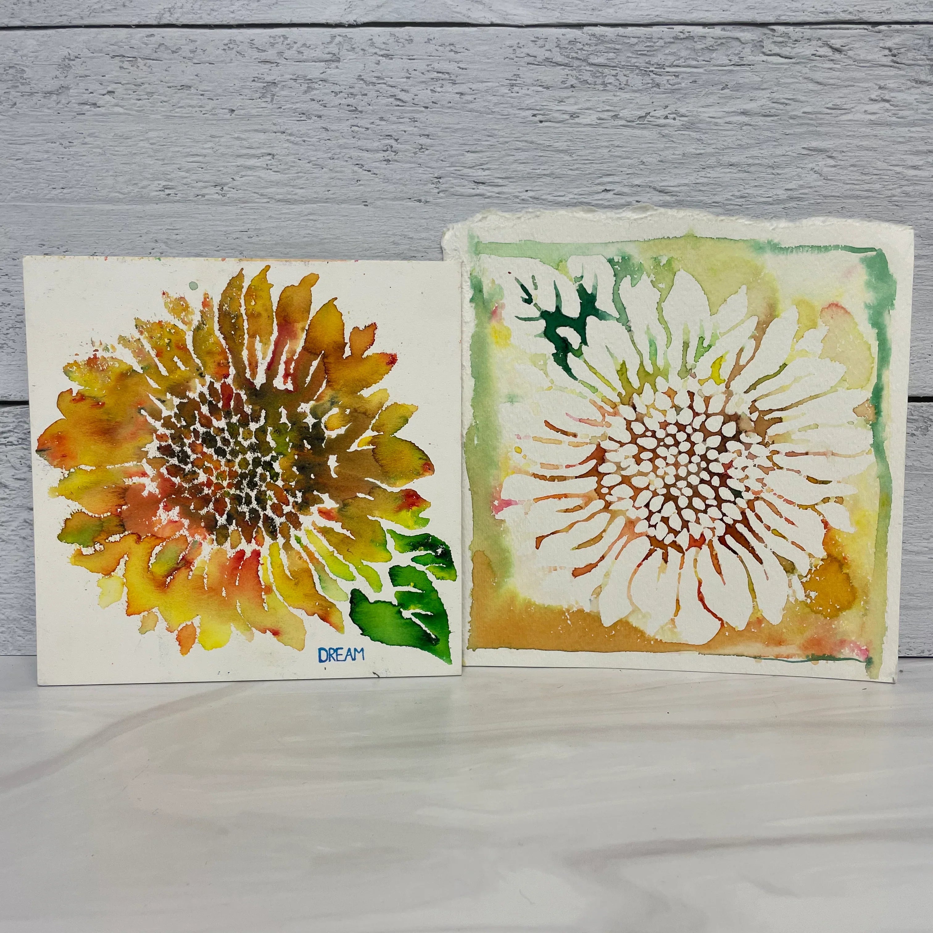 The Crafters Workshop 6x6 Stencil Joyful Sunflower