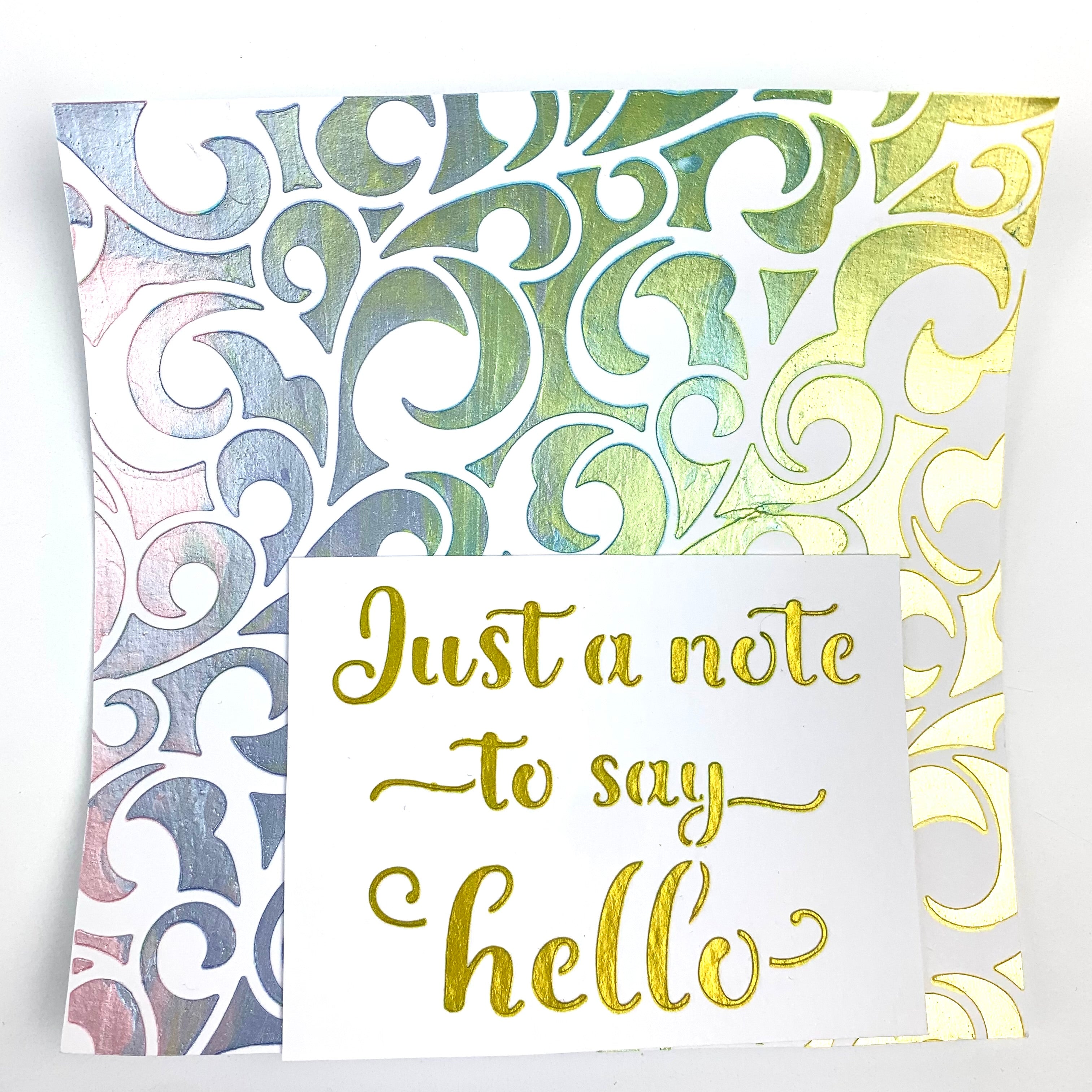 The Crafters Workshop A2 Lavender Peonies Frames