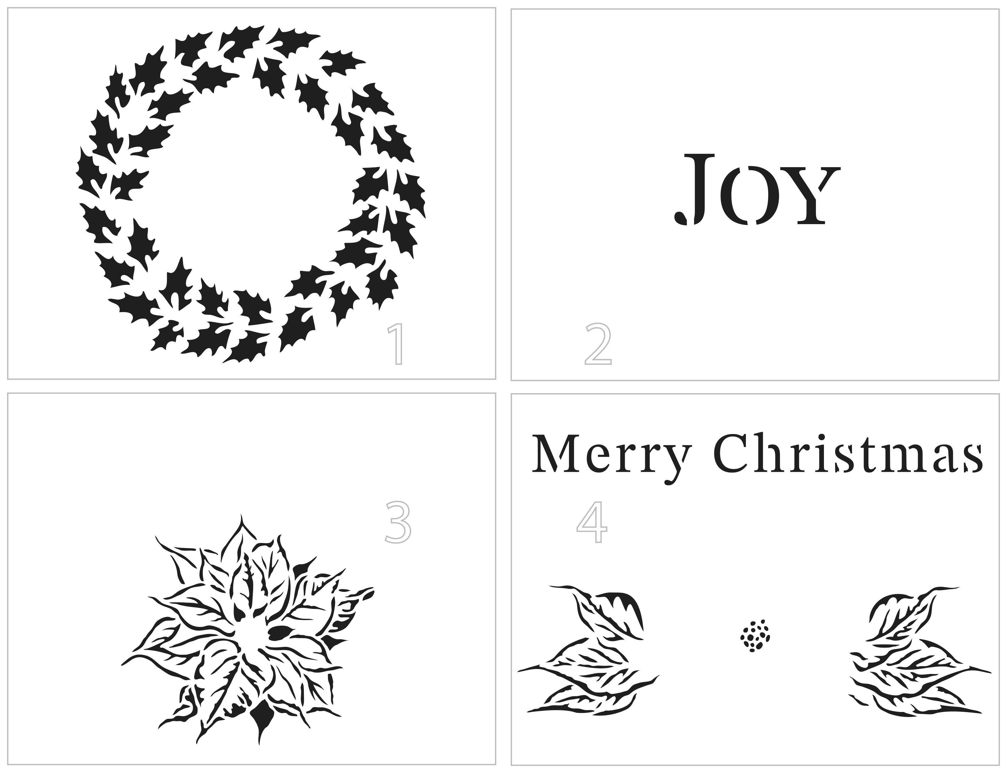 The Crafters Workshop A2 Layered Holly Joy